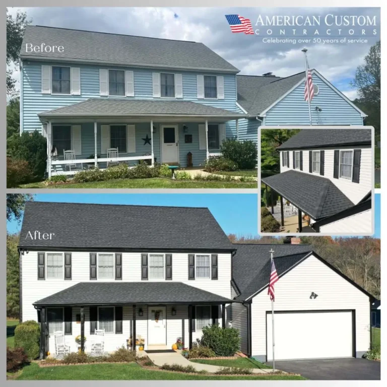 Charter Oak siding, and custom gutters