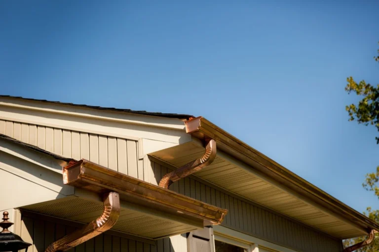 custom made copper gutter