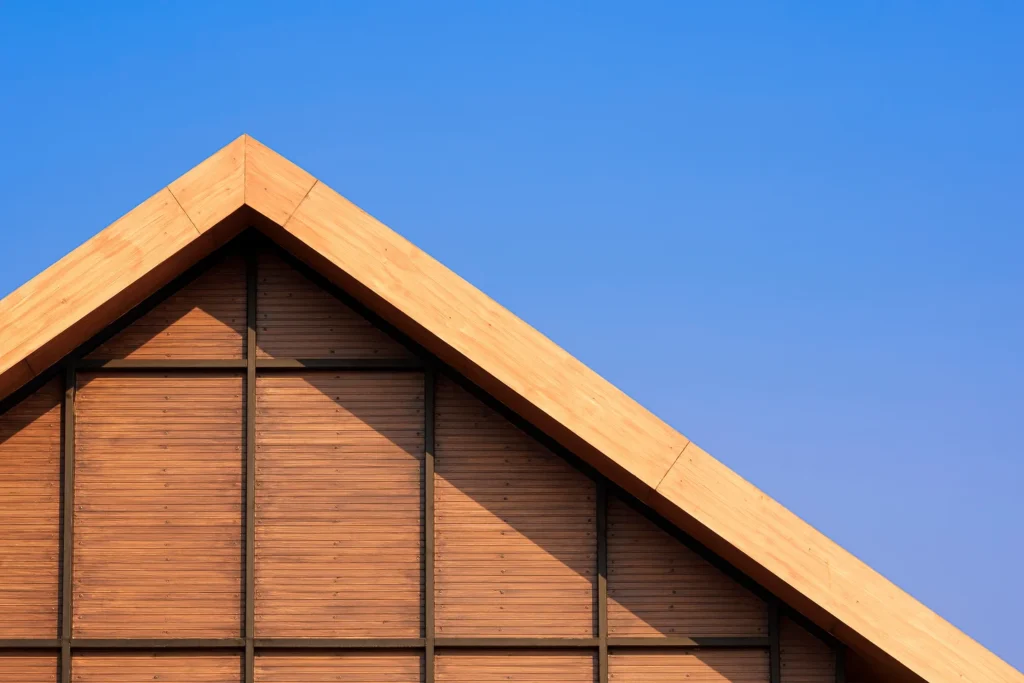 Cedar roof point